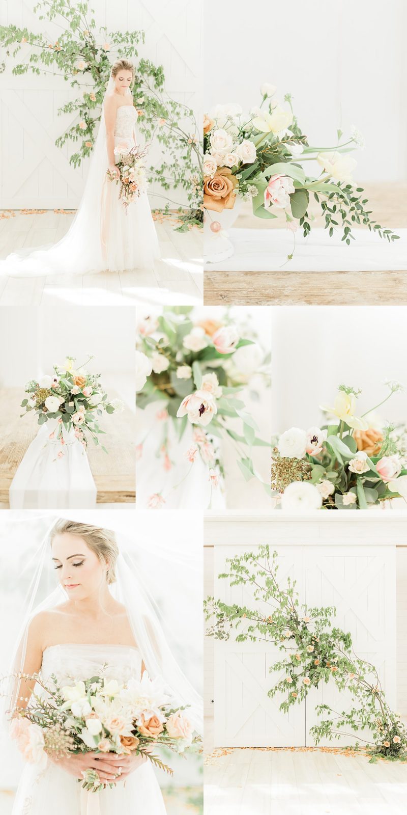 Blush, Green, Romantic Wedding Inspiration, Texas Wedding Photography, Anna Kay Photography 