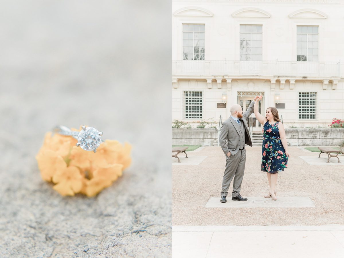 The Witte, San Antonio, Engagement Picture, Engagement Rings