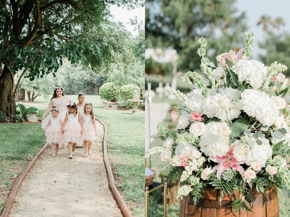 Flower girls and flower crowns, Texas Weddings, Anna kay Photography, Wedding Photographer