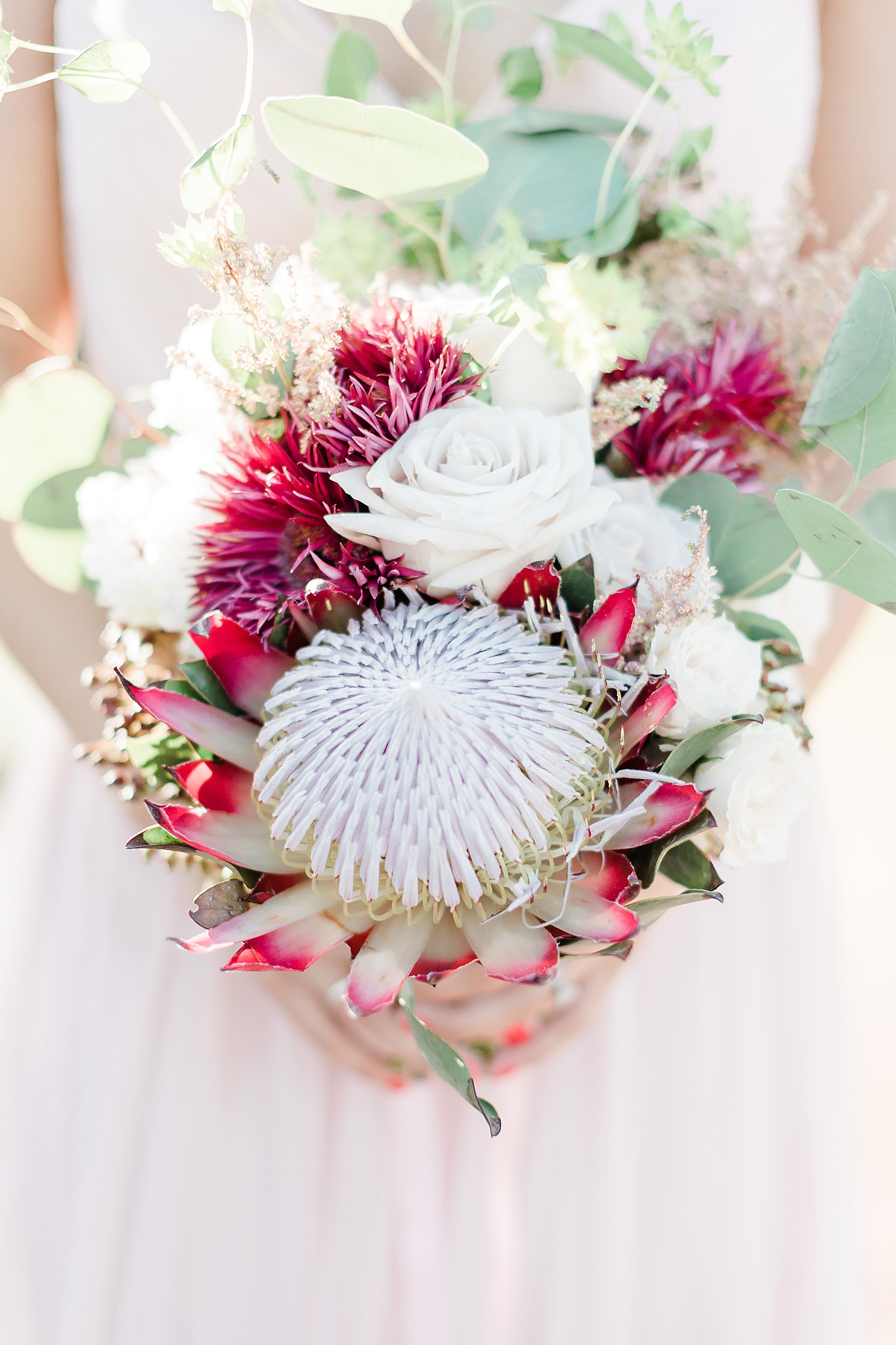 King Protea Wedding Bouquet