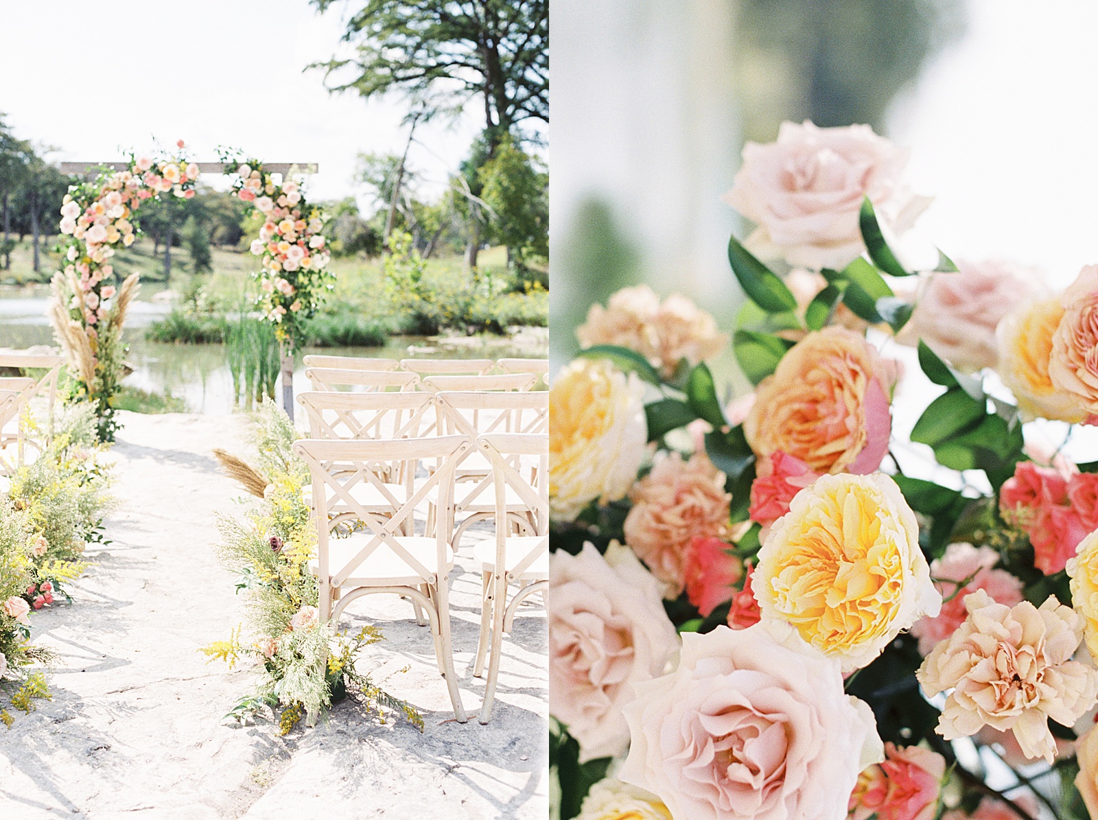 Hill Country Wedding Day, Spring Wedding Inspiration, Bright Florals