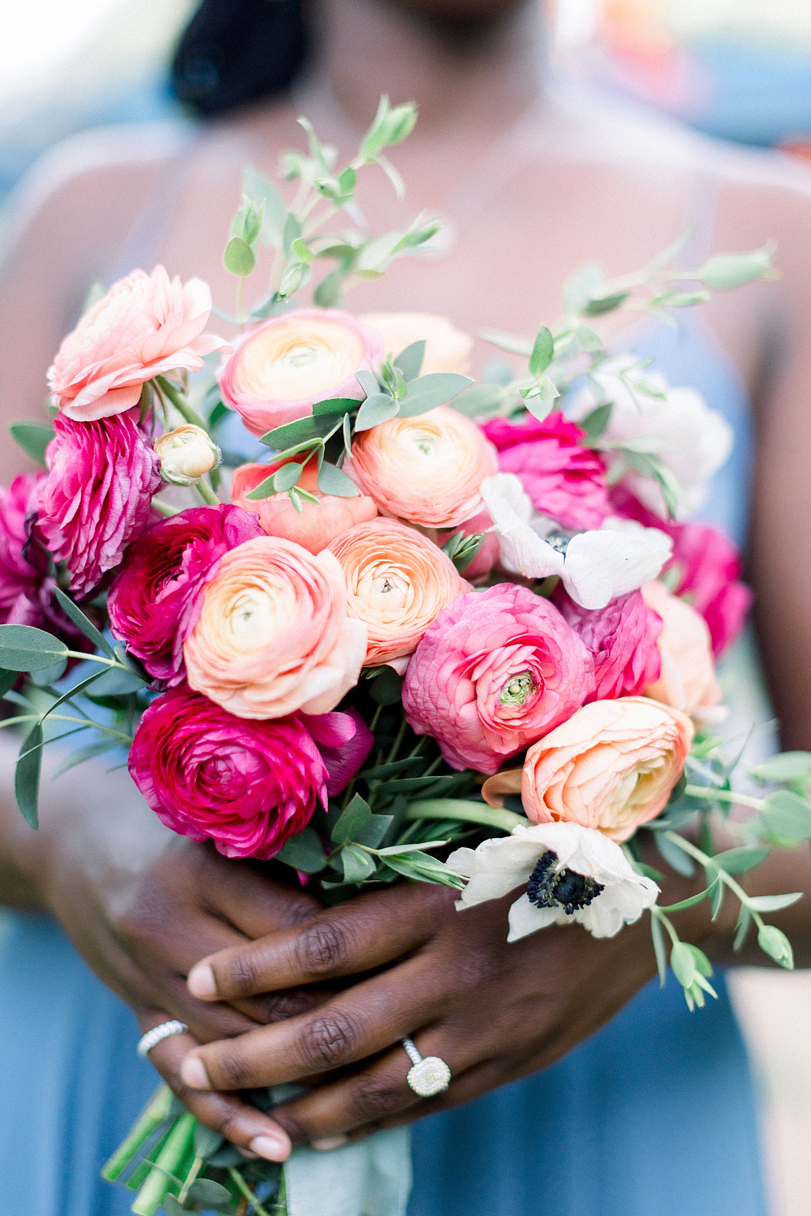 Bright Wedding Bouquet, Ranunculus Bouquet, Anna Kay Photography, San Antonio Wedding Photographer