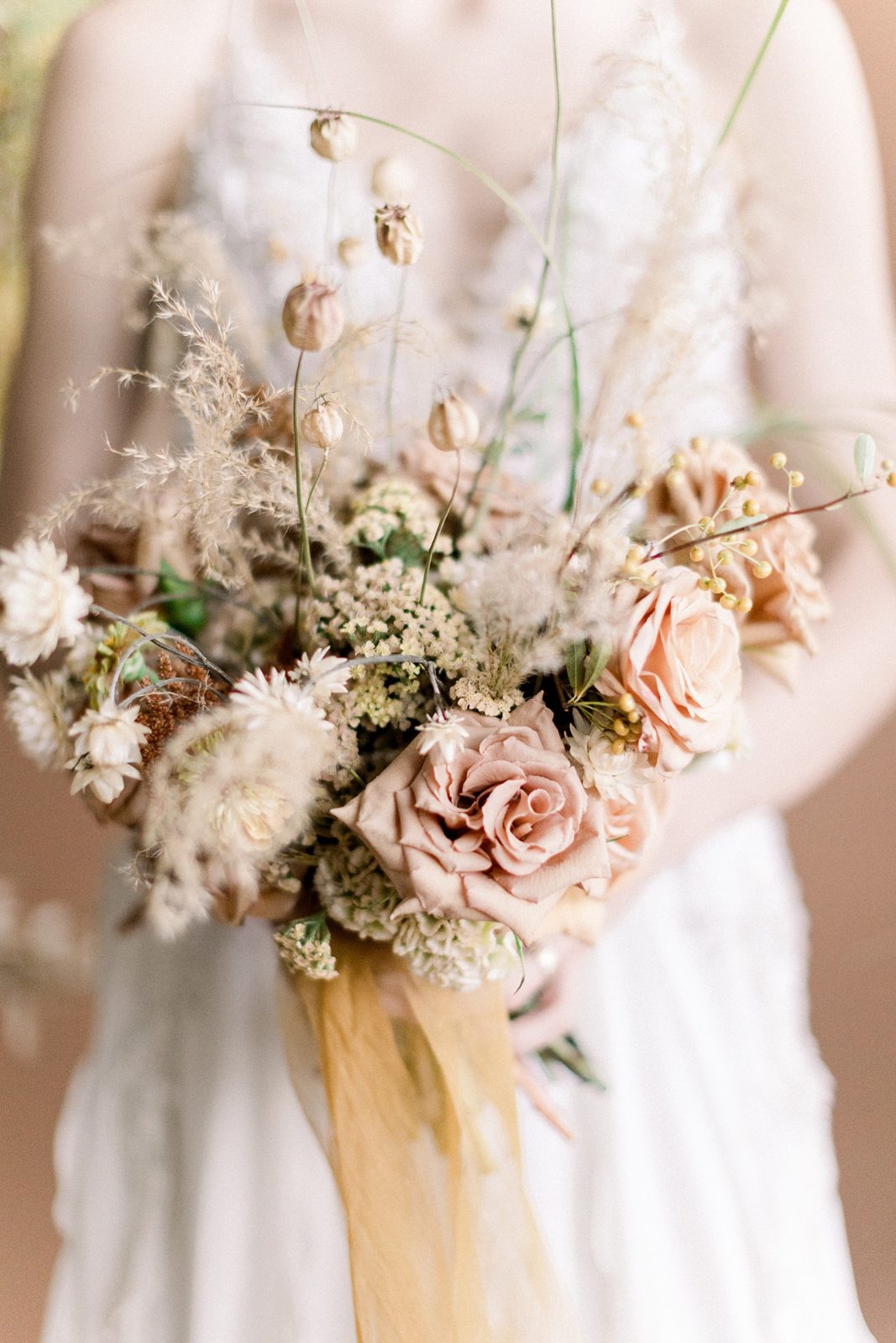 Soft Neutral Wedding Bouquet 