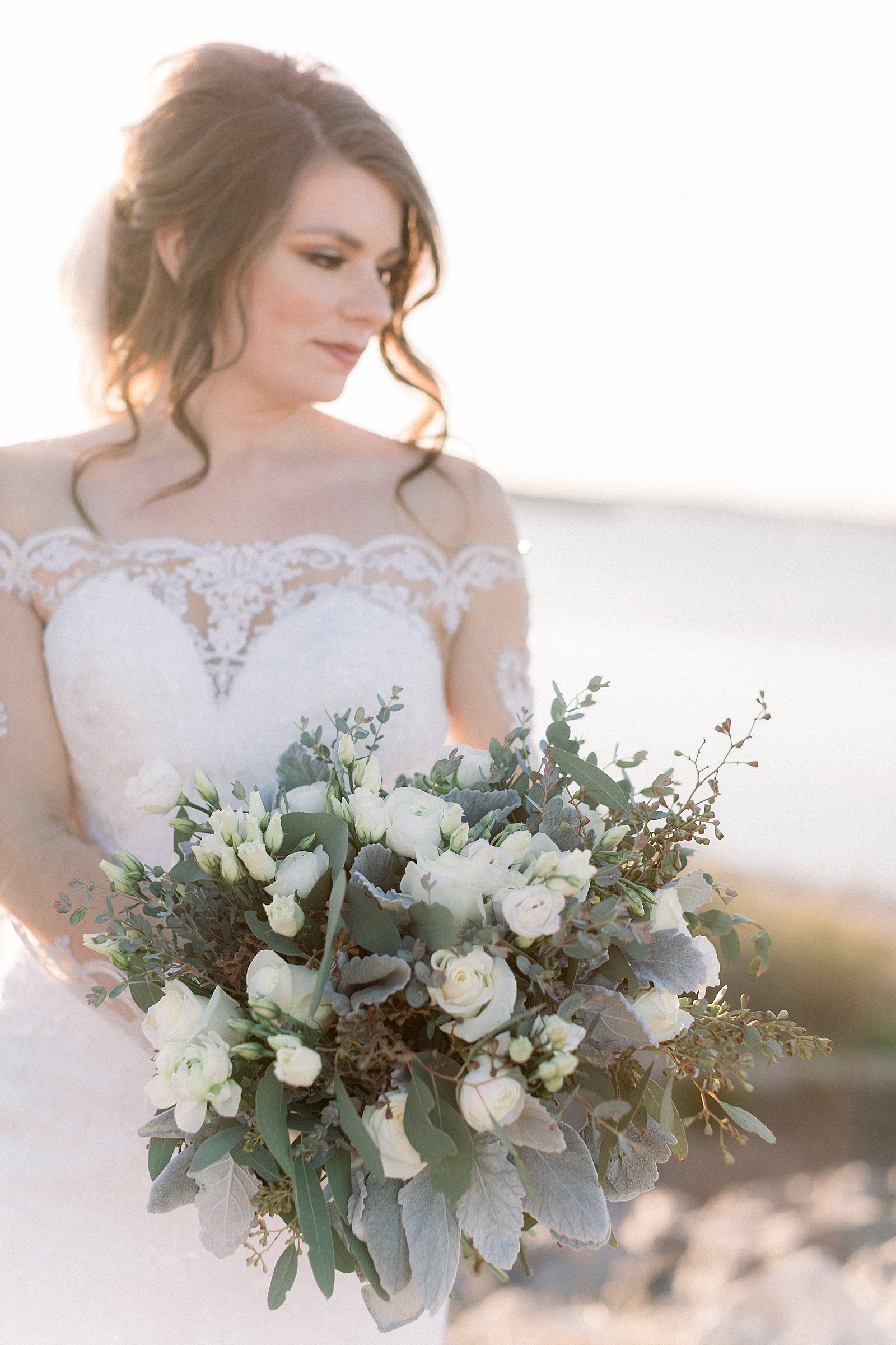 Stunning Sunset Bridal Portrait, Anna Kay Photography, San Antonio Wedding Photographer