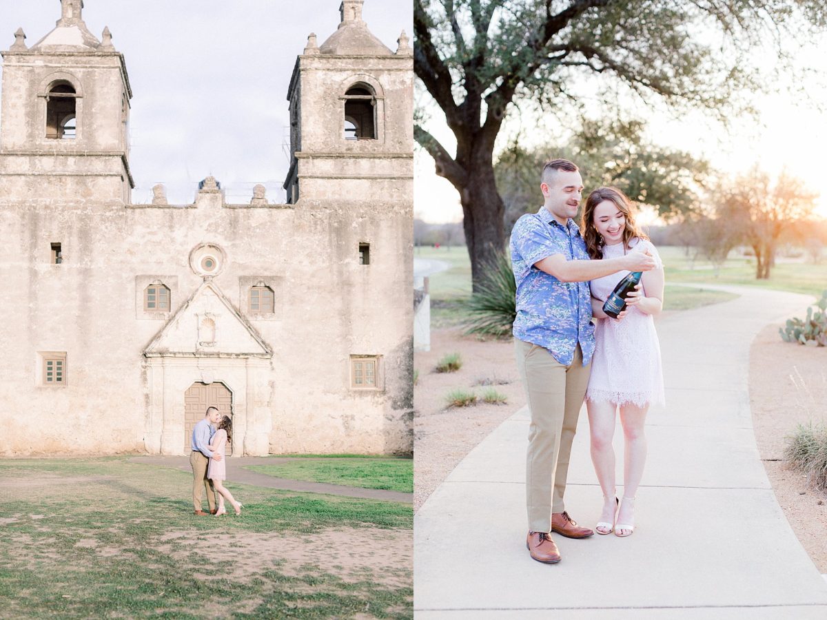San Antonio Engagement Photos at The Missions, San Antonio Wedding Photographer, Anna Kay Photography