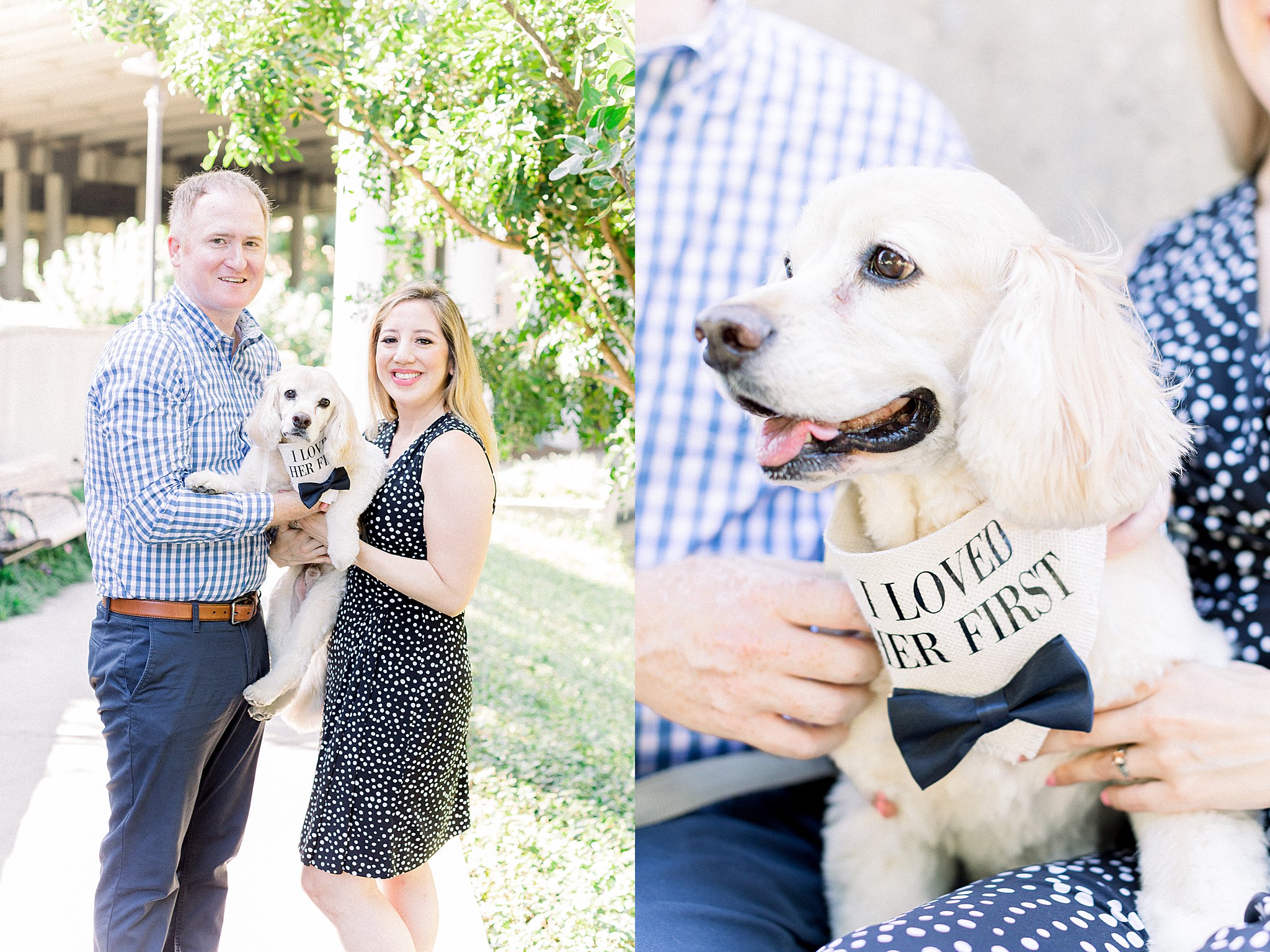 Engagement Session with Puppy-Anna Kay Photography, Texas Wedding Photographer
