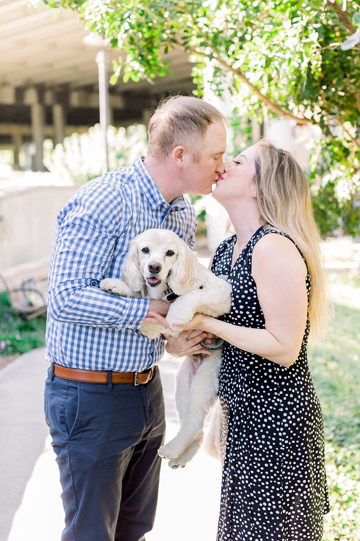 Engagement Session with Puppy-Anna Kay Photography, Texas Wedding Photographer