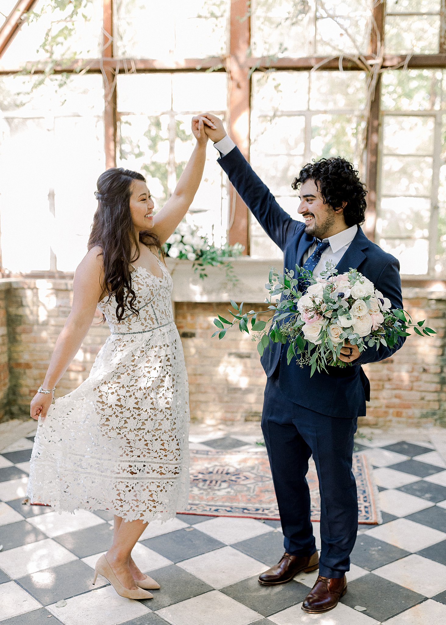 Just Married at Sekrit Theater, Minimony, Anna Kay Photography, Austin Wedding Photographer