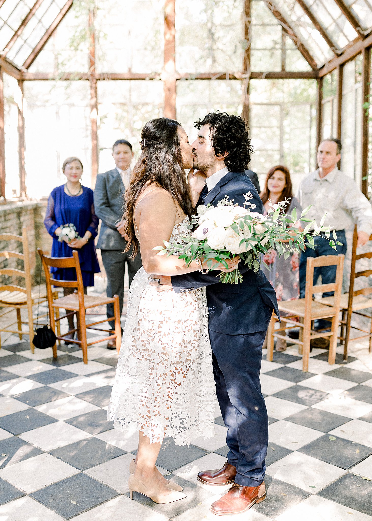 Just Married at Sekrit Theater, Minimony, Anna Kay Photography, Austin Wedding Photographer