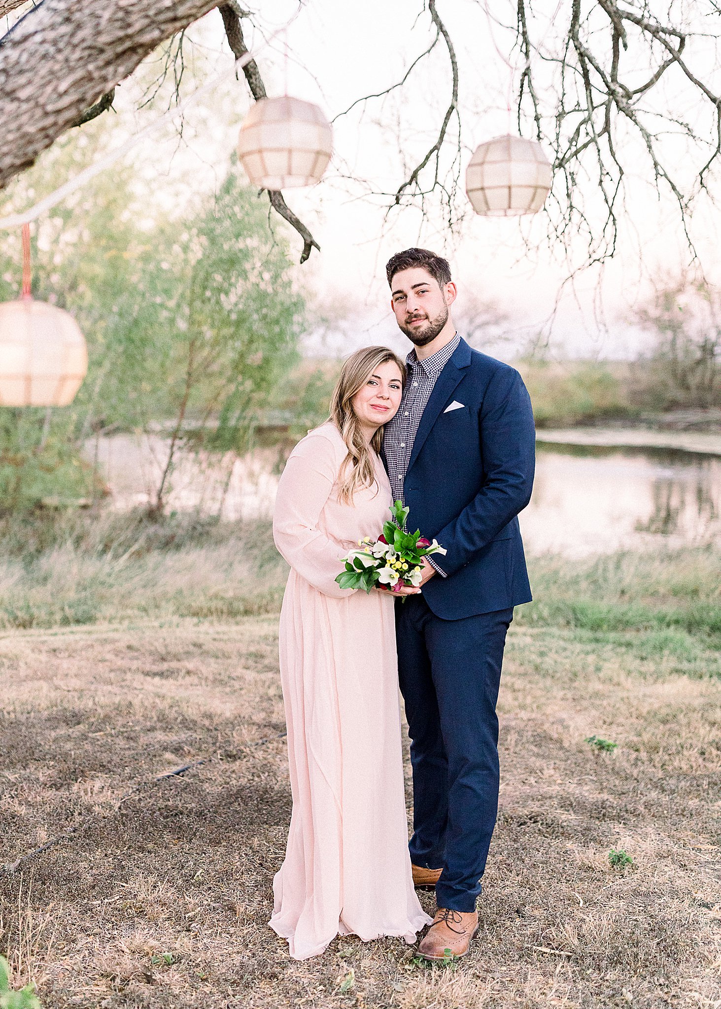 Blush and Navy Engagement Outfits, Austin, Texas, Anna Kay Photography