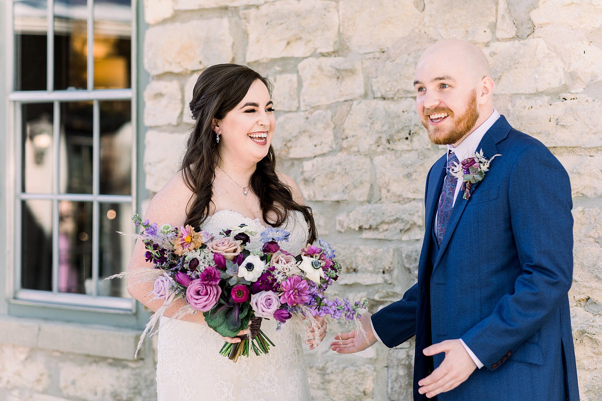 Best First Look Reactions, Austin Wedding Photographer, Anna Kay Photography