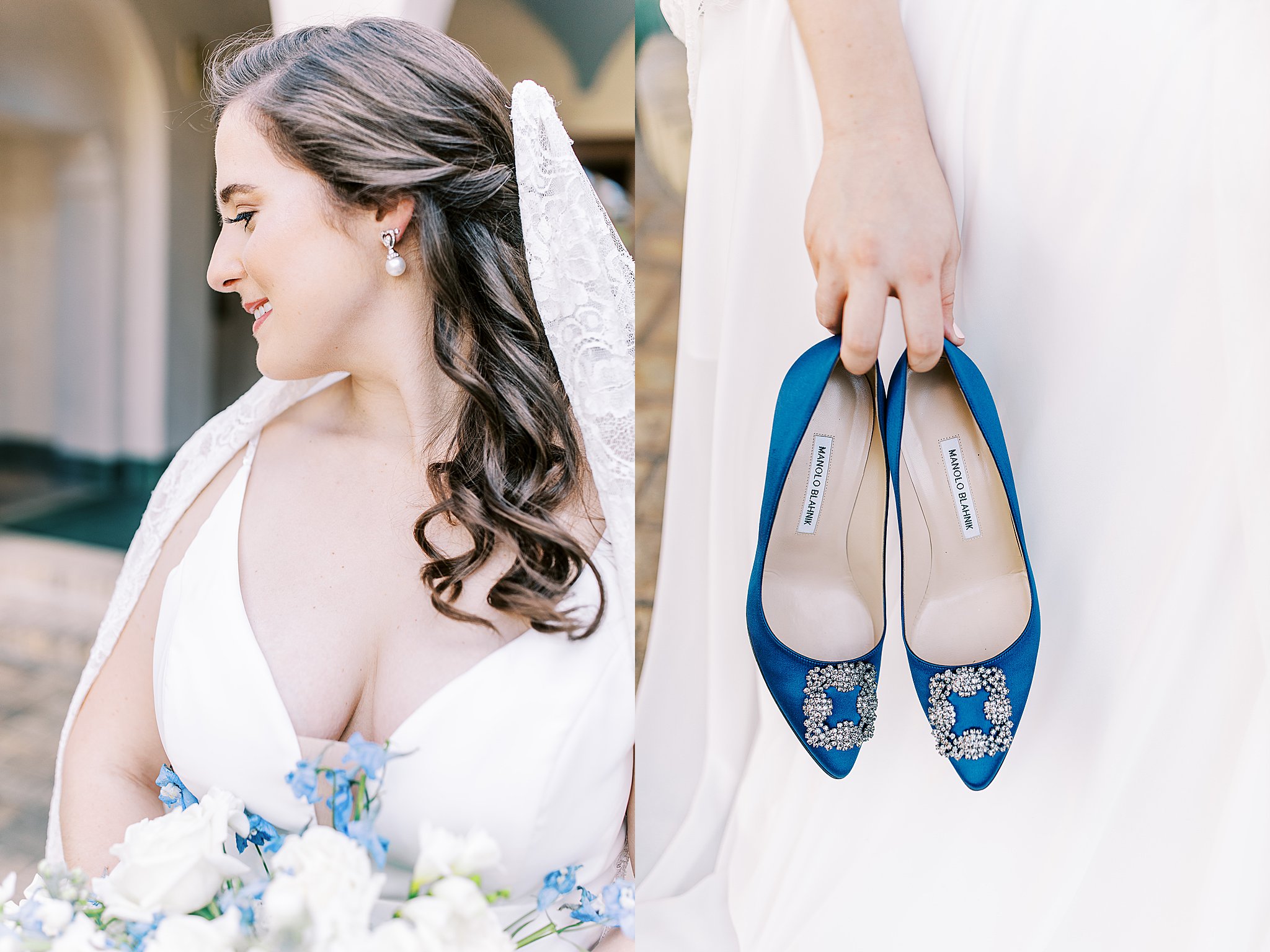 Manolo Blahnik Wedding Shoes, Anna Kay Photography