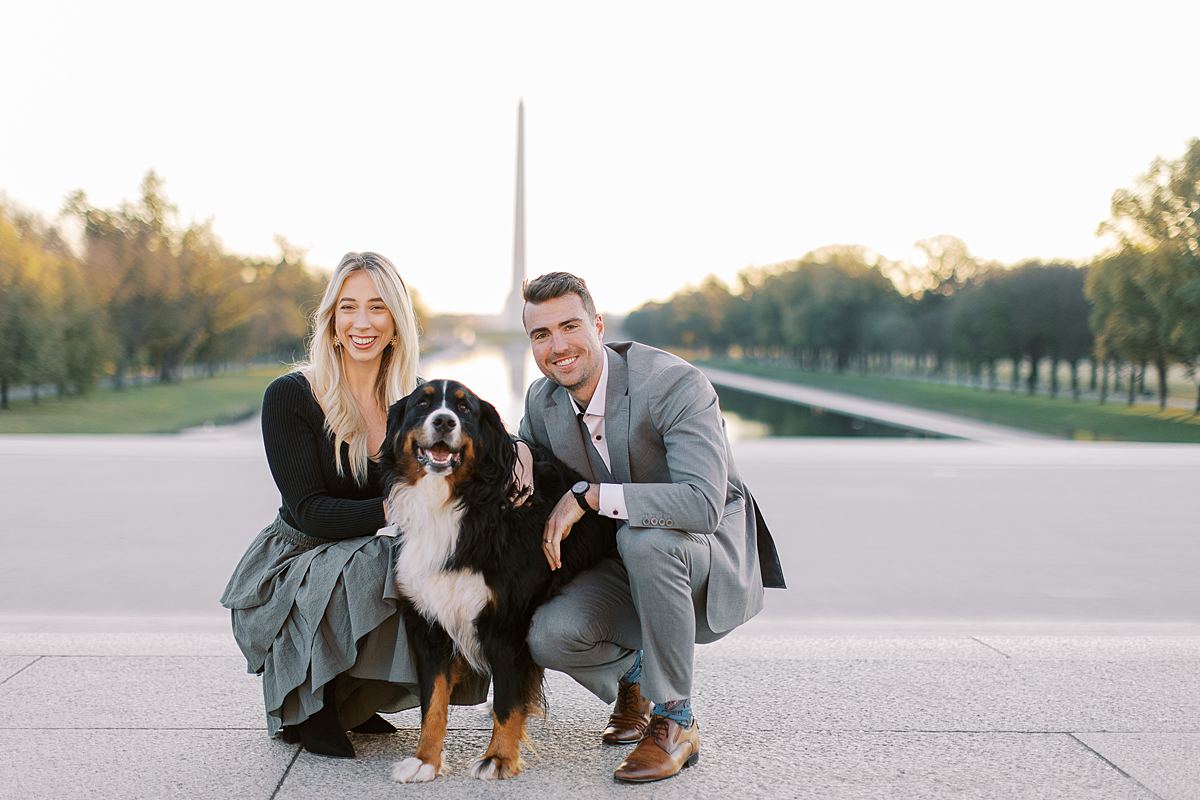 Lincoln Memorial Couples Session by Anna Wright