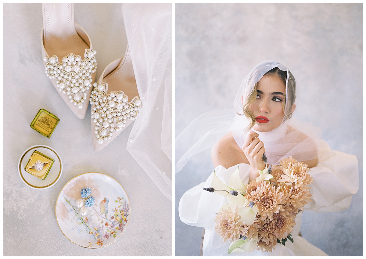 Colorful Bridal Details on Film, DC Luxury Weddings, Anna Wright Photography